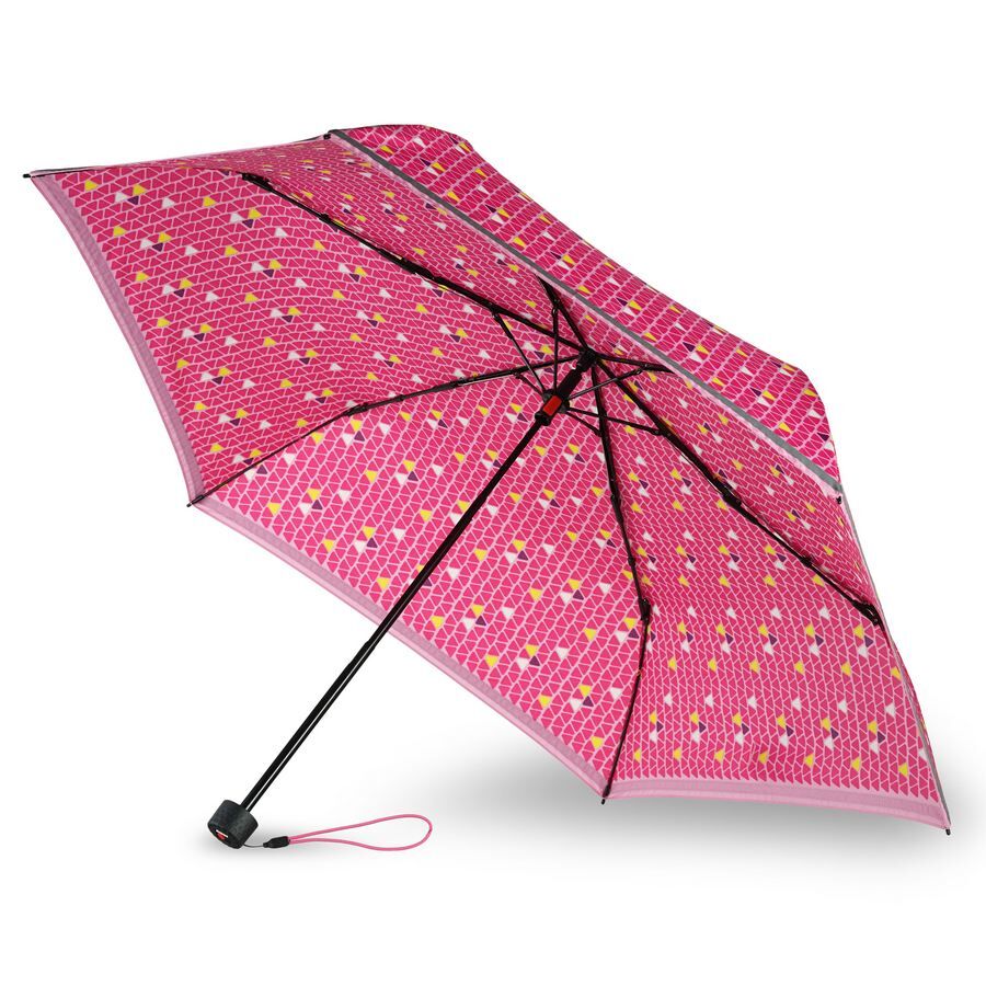 Knirps Rookie Manual Reflective Triple Pink
