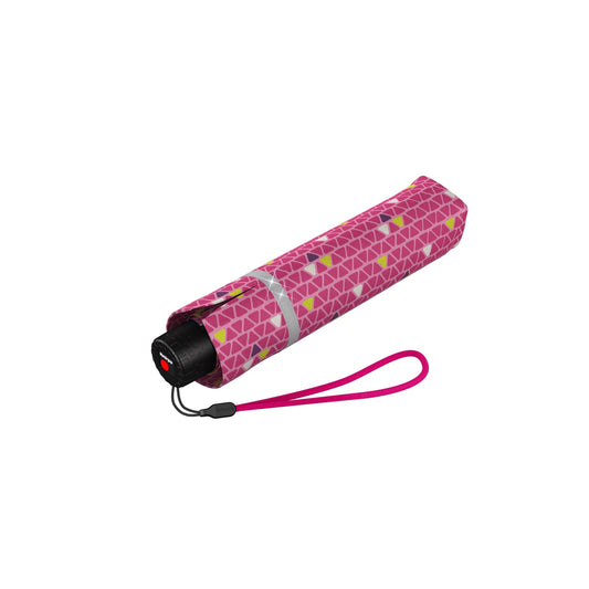 Knirps Rookie Manual Reflective Triple Pink